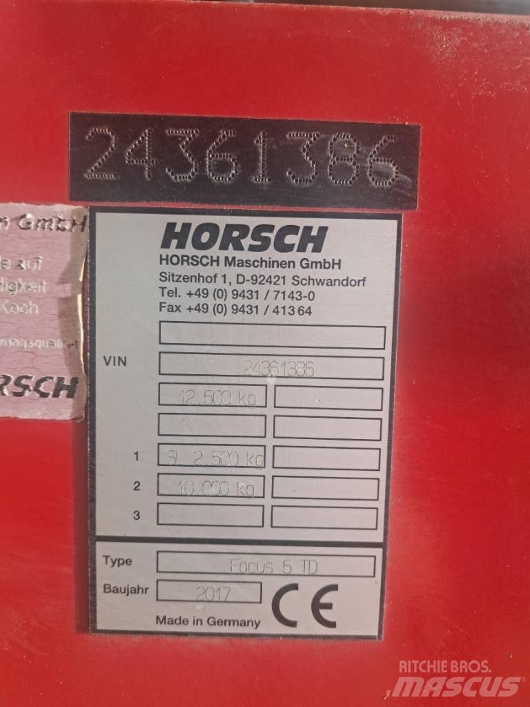 Horsch Focus 6 TD Σπορείς