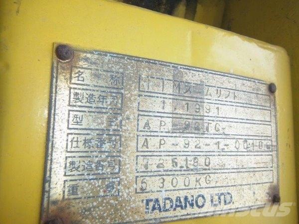 TADANO AP-92TG Ανυψωτήρες με αρθρωτό βραχίονα