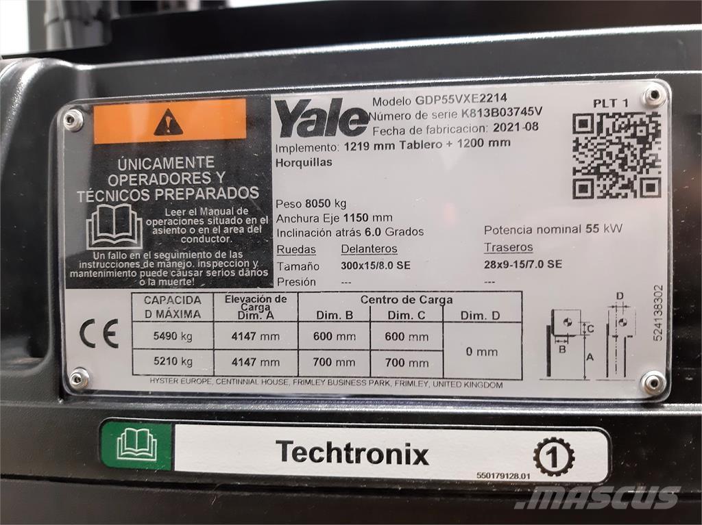 Yale GDP55VX Πετρελαιοκίνητα Κλαρκ