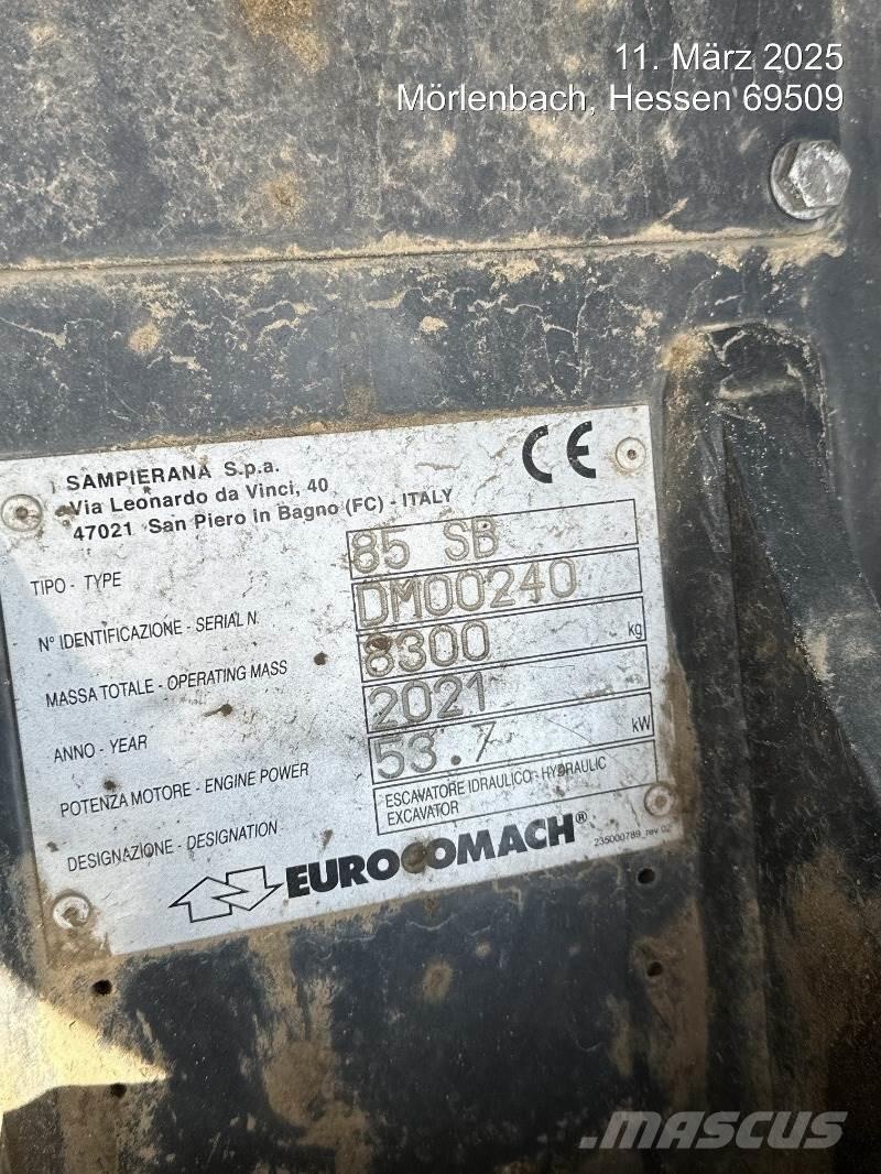 Eurocomach 85SB Εκσκαφάκι (διαβολάκι) < 7t