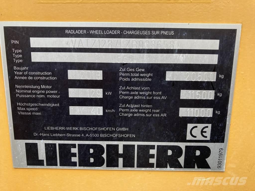 Liebherr L 550 Φορτωτές με λάστιχα (Τροχοφόροι)