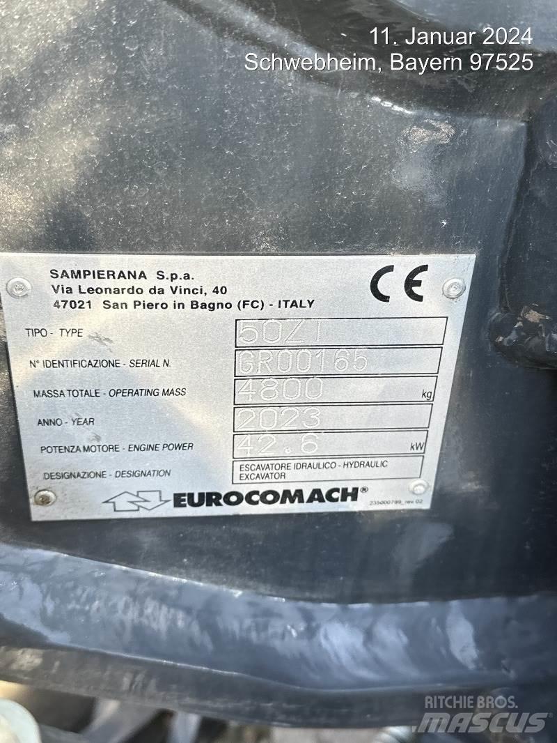 Eurocomach 50ZT Εκσκαφάκι (διαβολάκι) < 7t