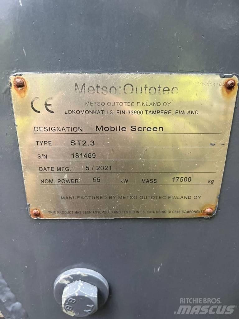 Metso ST2.3 Κινητές μηχανές κοσκινίσματος
