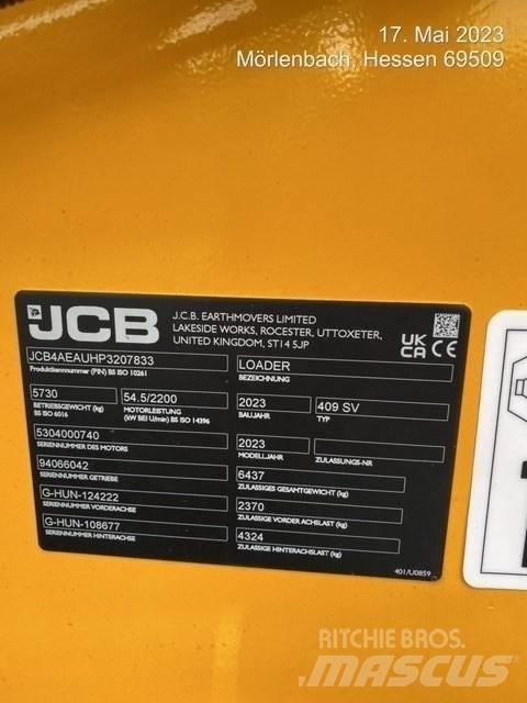 JCB 409 Φορτωτές με λάστιχα (Τροχοφόροι)