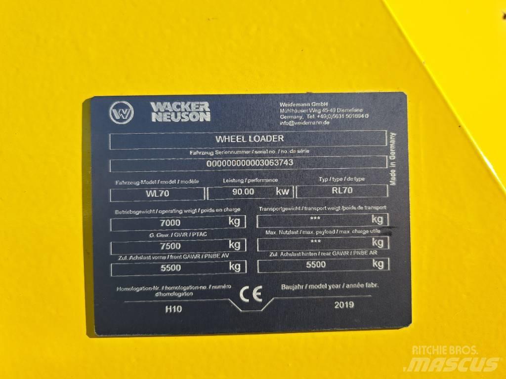 Wacker Neuson WL70 Φορτωτές με λάστιχα (Τροχοφόροι)