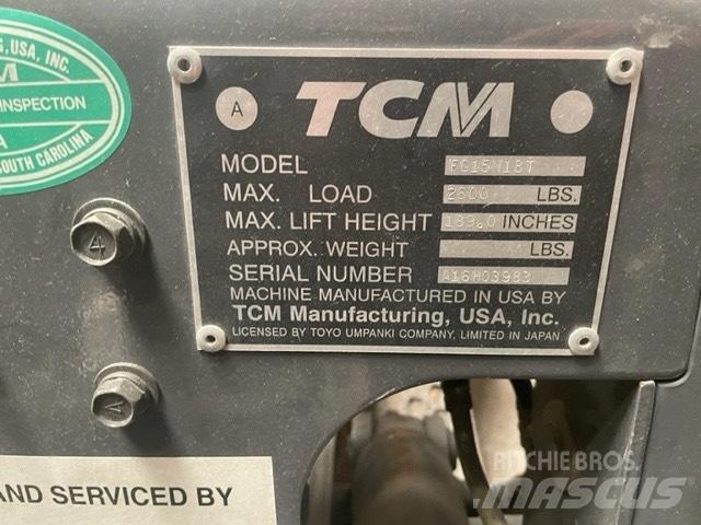 TCM FG15N18T Φορτηγά ανώμαλου εδάφους