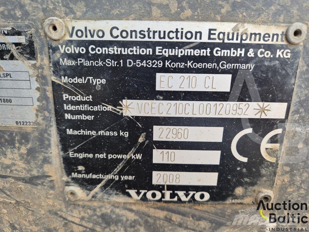Volvo EC 210 C L Εκσκαφείς με ερπύστριες