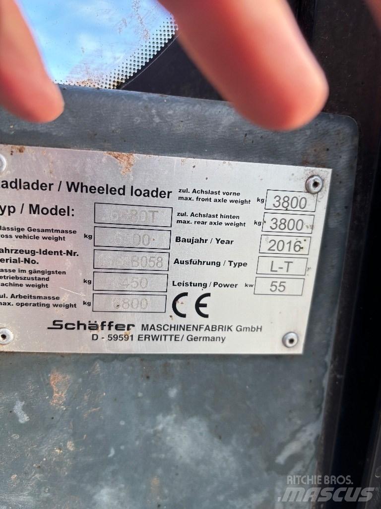 Schäffer 6680 T Τηλεσκοπικοί τροχοφόροι φορτωτές