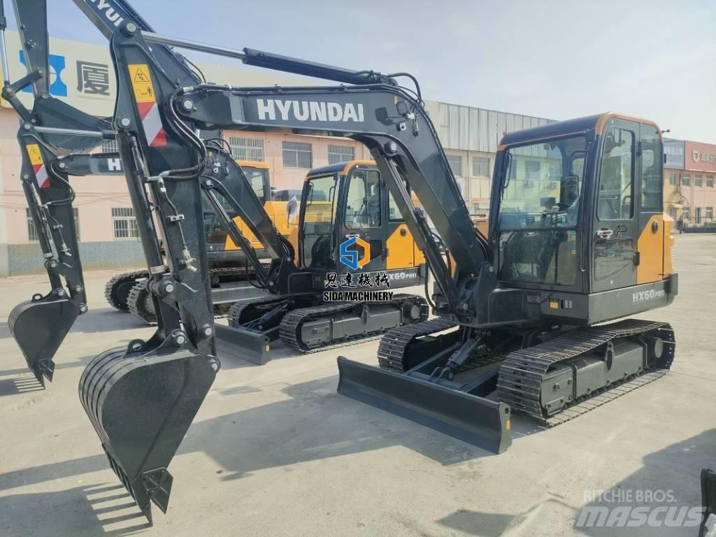 Hyundai HX60Pro Εκσκαφάκι (διαβολάκι) < 7t