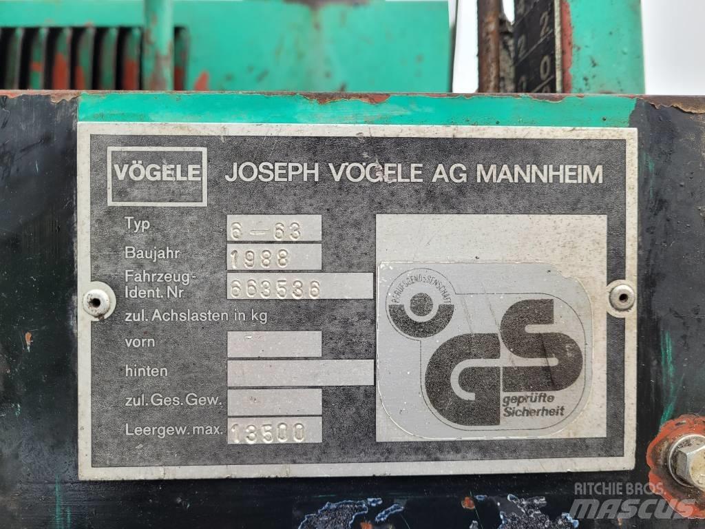 Vögele Super 1500 Επίστρωση ασφάλτου