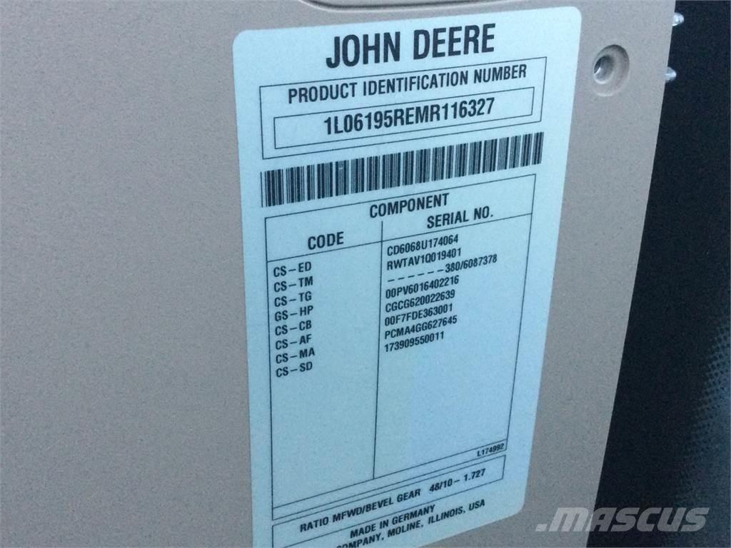 John Deere 6195R Τρακτέρ