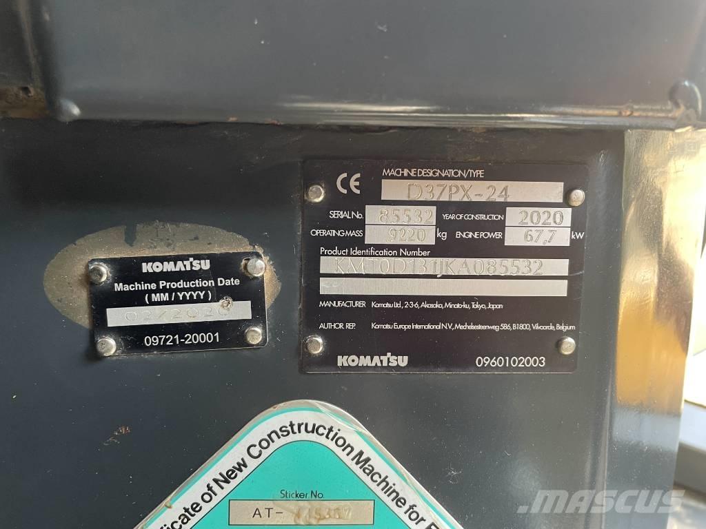 Komatsu D 37 PX-24 Μπουλντόζες με ερπύστριες