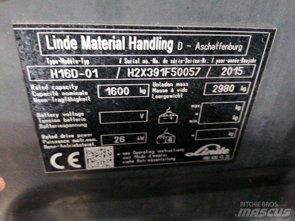 Linde H16D-01 Πετρελαιοκίνητα Κλαρκ
