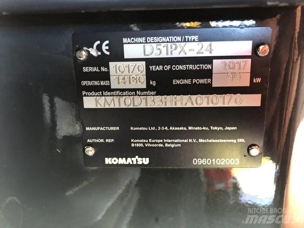 Komatsu D51PX-24 Μπουλντόζες με ερπύστριες