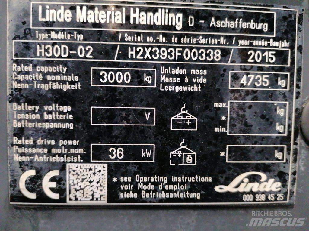 Linde H30D-02 Πετρελαιοκίνητα Κλαρκ