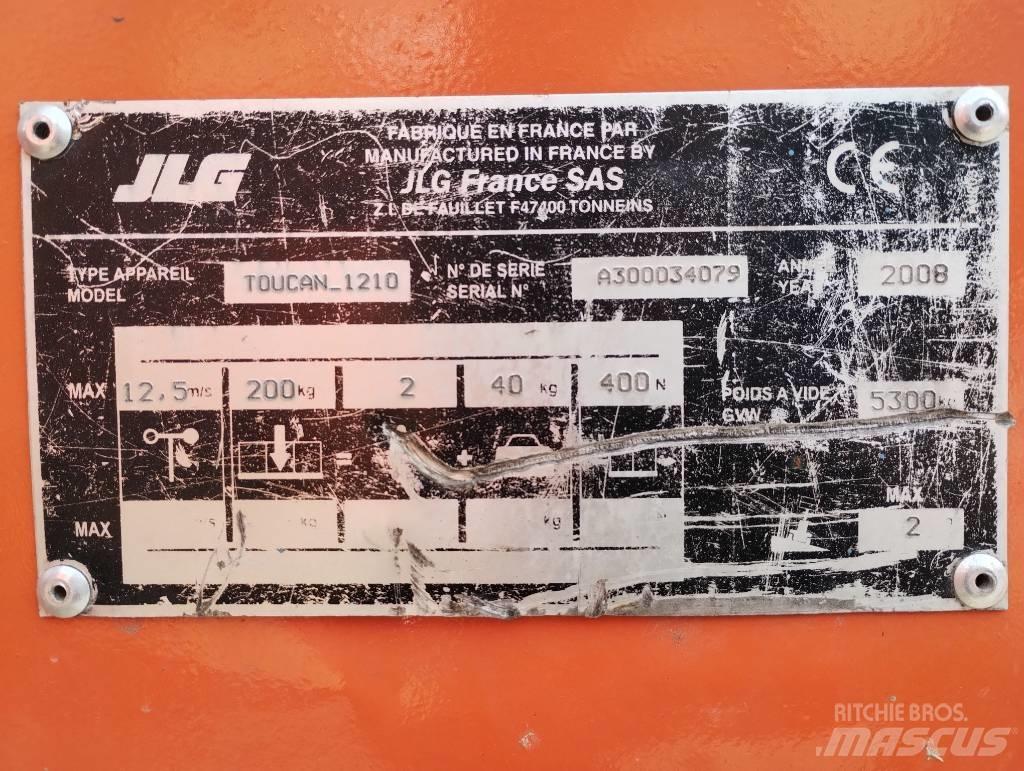 JLG Toucan 1210 Ανυψωτήρες με κατακόρυφους πυλώνες