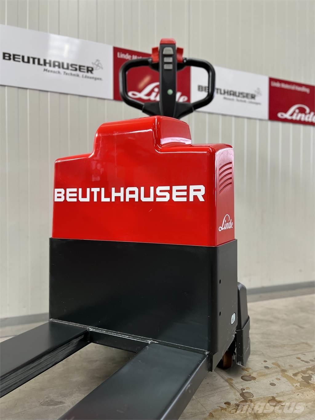 Linde MT15 Παλετοφόρα πεζού χειριστή με ιστό