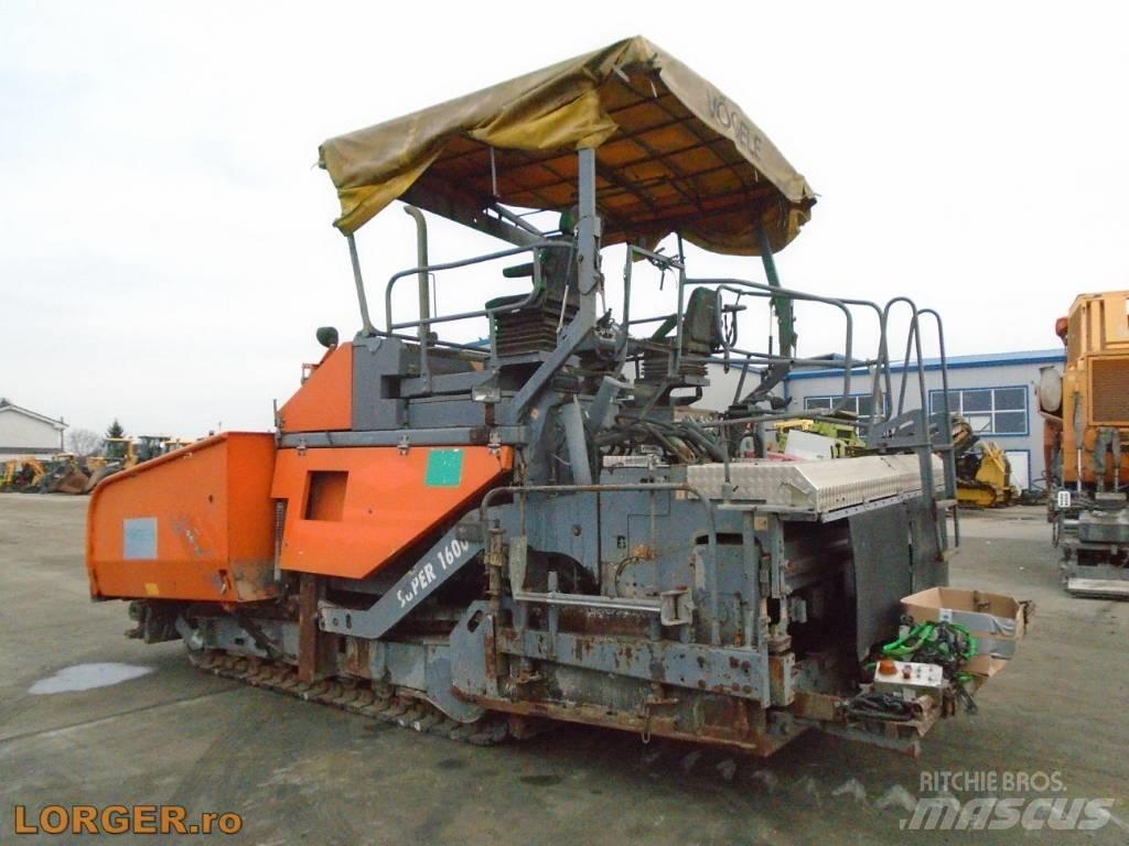 Vögele Super 1600 Επίστρωση ασφάλτου