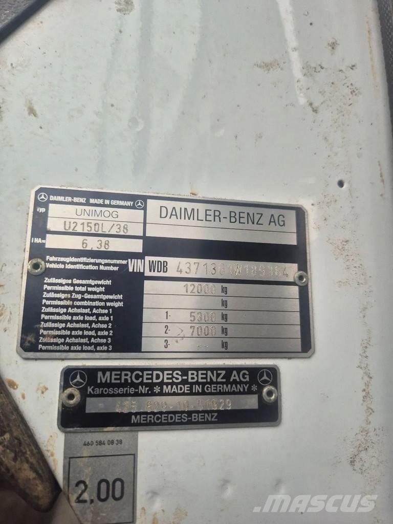Unimog u 2150l38 Εξοπλισμός επιφανειακών γεωτρήσεων