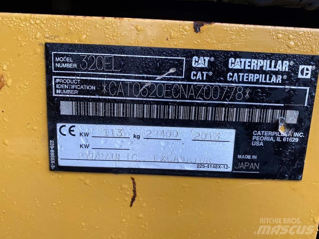CAT 320 EL Εκσκαφείς με ερπύστριες