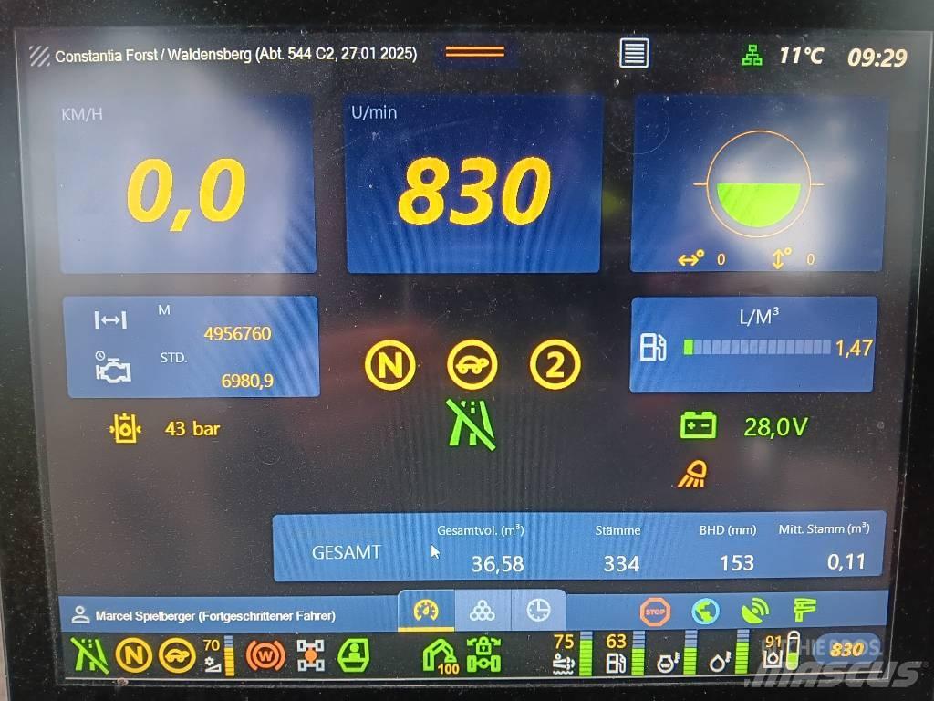 Komatsu 901 XC Θεριζοαλωνιστικές μηχανές