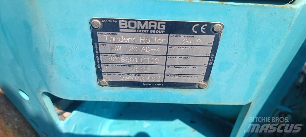 Bomag BW 120 AD-4 Οδοστρωτήρες διπλού κυλίνδρου