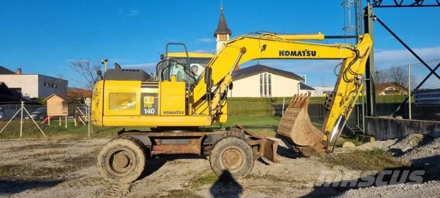 Komatsu PW 140-7 Εκσκαφείς με τροχούς - λάστιχα