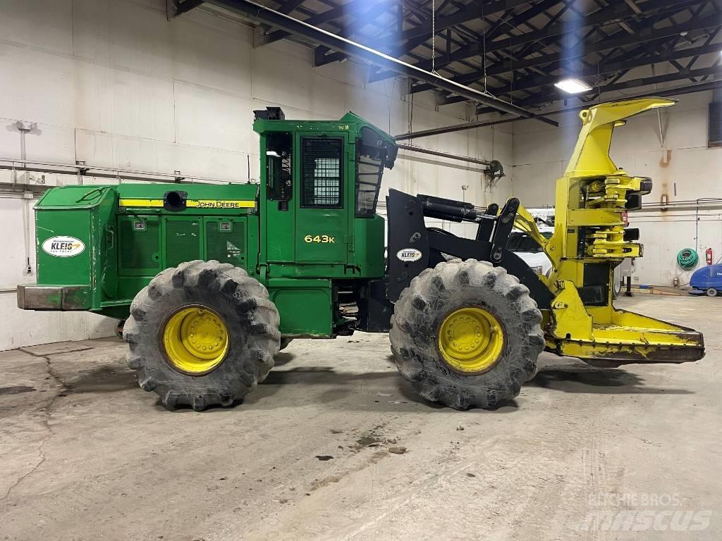 John Deere 643 K Κοπτικά ξυλείας