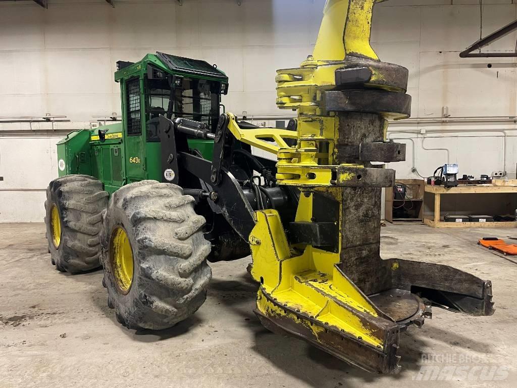 John Deere 643 K Κοπτικά ξυλείας