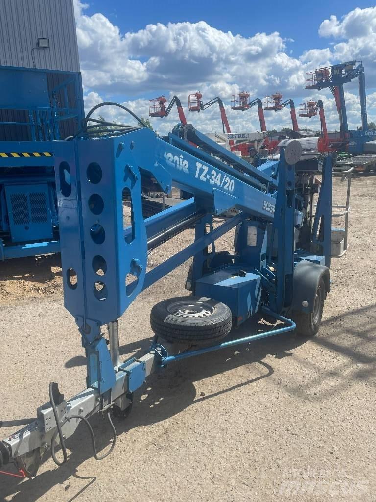 Genie TZ-34/20 Εναέριες πλατφόρμες τοποθετημένες σε ρυμούλκα