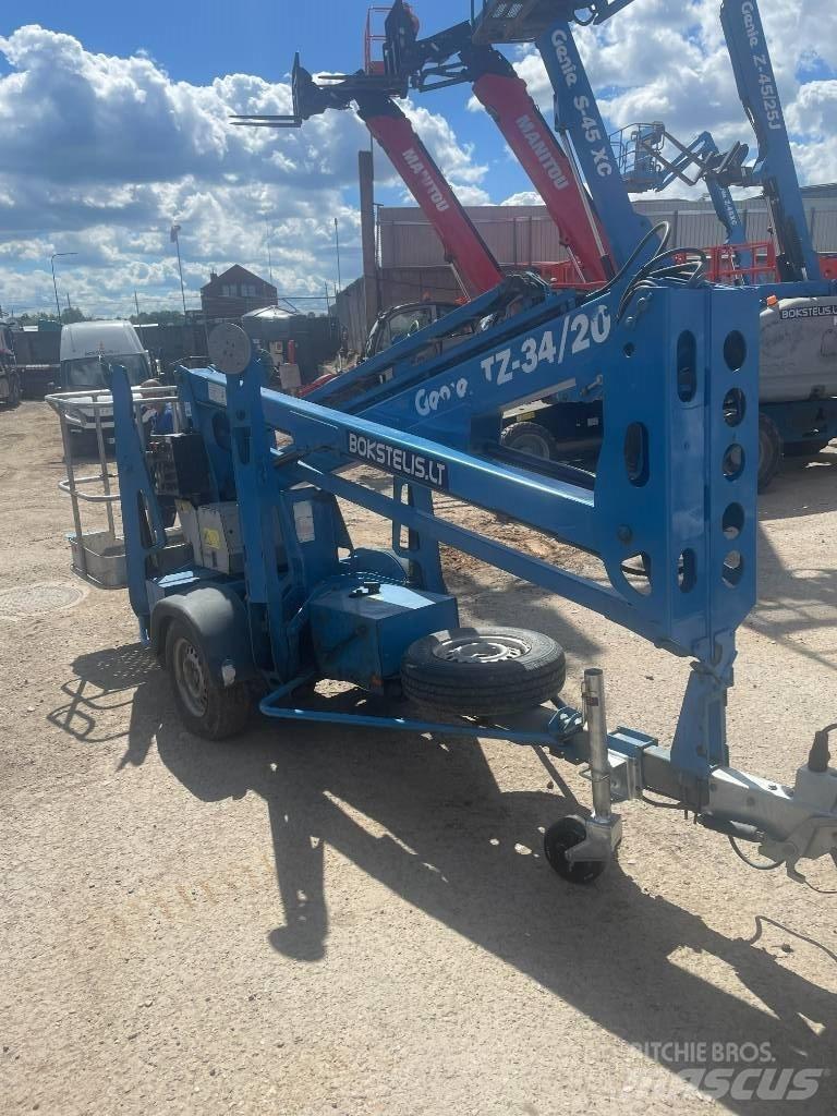 Genie TZ-34/20 Εναέριες πλατφόρμες τοποθετημένες σε ρυμούλκα