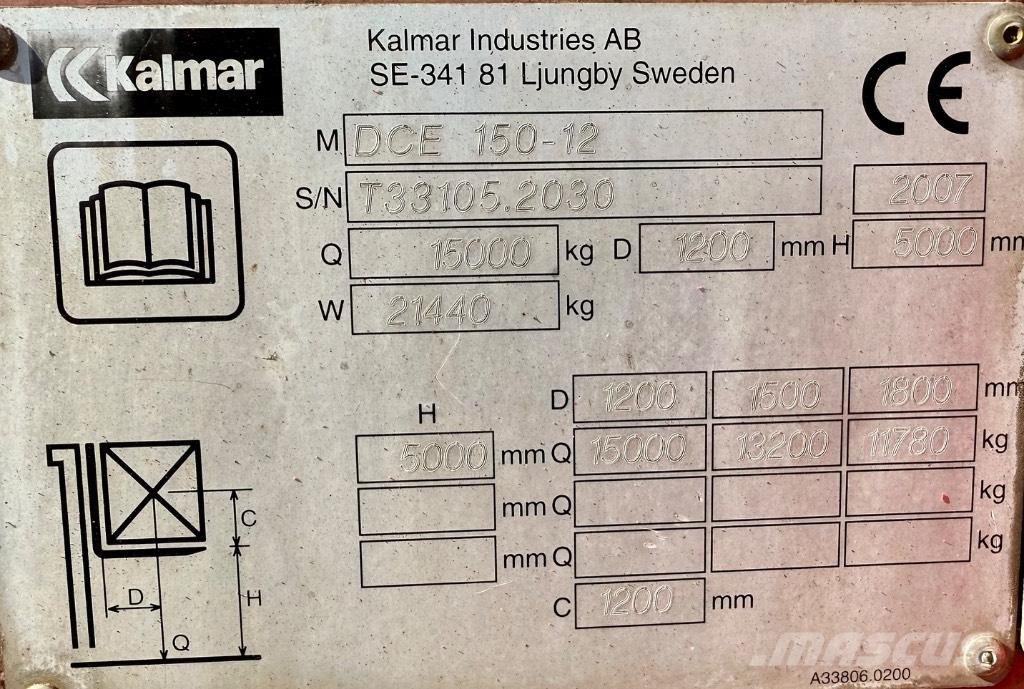 Kalmar DCE 150-12 Πετρελαιοκίνητα Κλαρκ