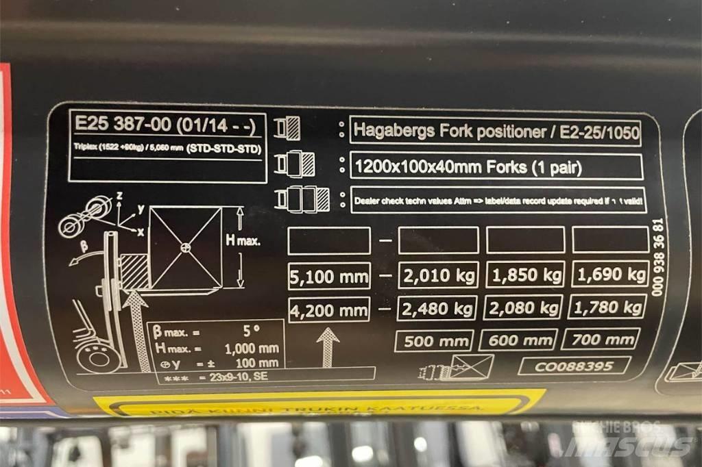 Linde E 25 Ηλεκτρικά περονοφόρα ανυψωτικά κλαρκ