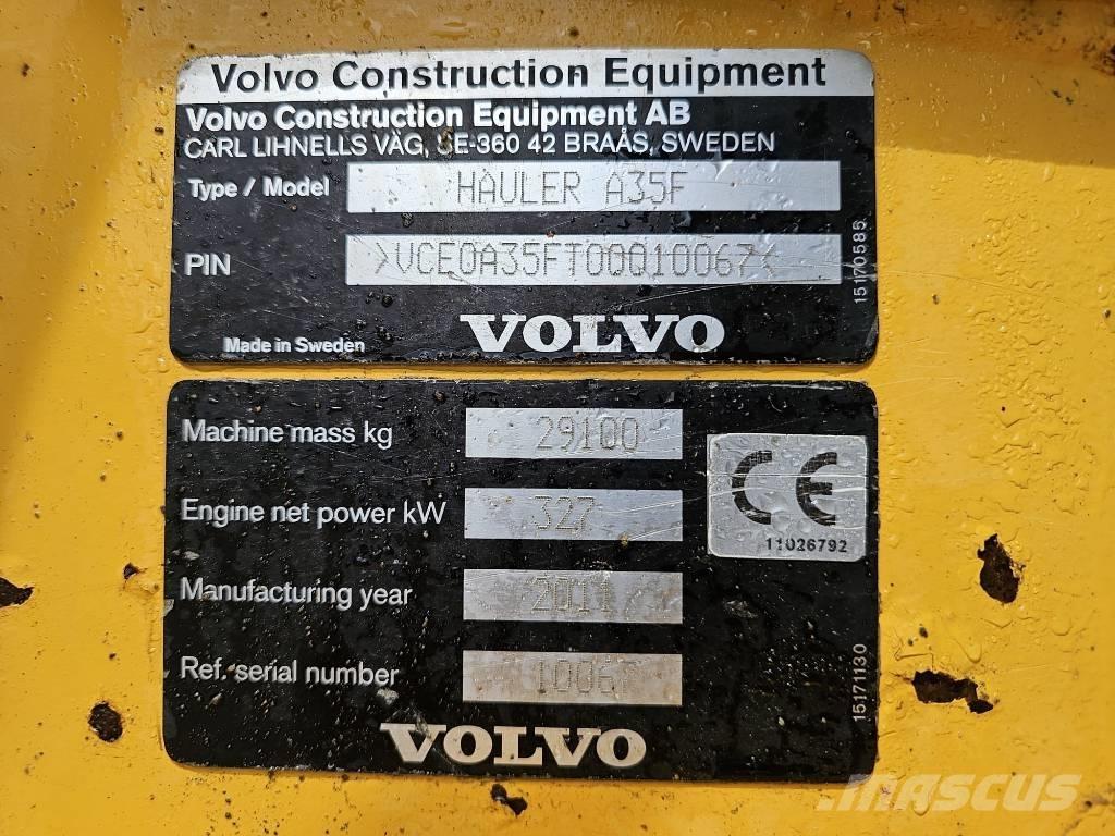 Volvo A 35 F Σπαστό Dump Truck ADT
