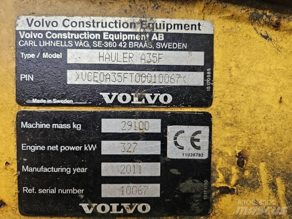 Volvo A 35 F Σπαστό Dump Truck ADT