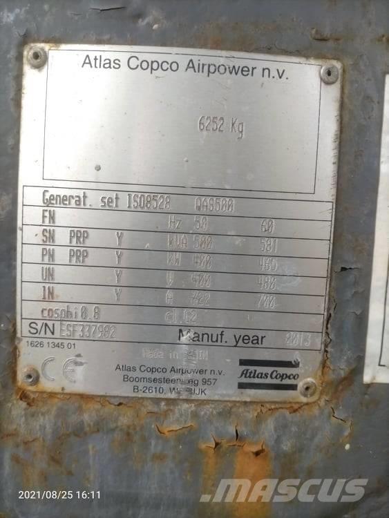 Atlas Copco QAS 500 Γεννήτριες ντίζελ
