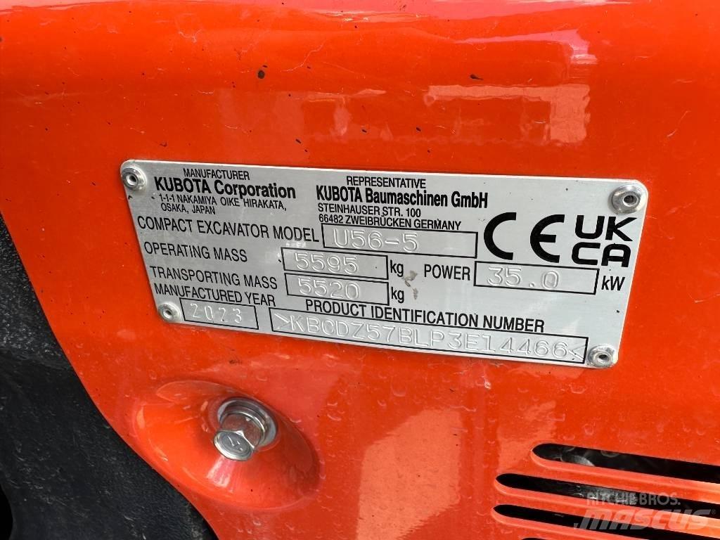 Kubota U 56-5 Εκσκαφάκι (διαβολάκι) < 7t