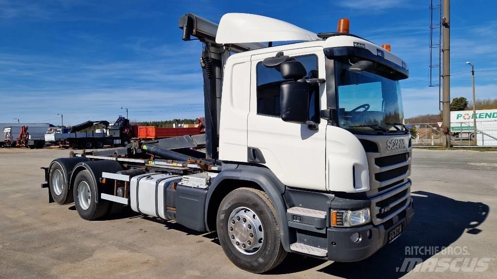 Scania P410 6X2 Φορτηγά ανατροπή με γάντζο