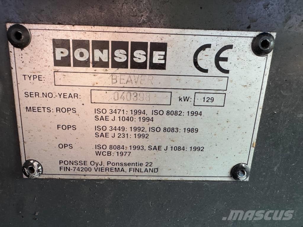 Ponsse Beaver Θεριζοαλωνιστικές μηχανές