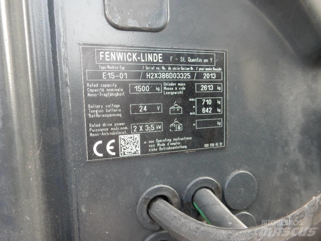 Linde E 15 Ηλεκτρικά περονοφόρα ανυψωτικά κλαρκ