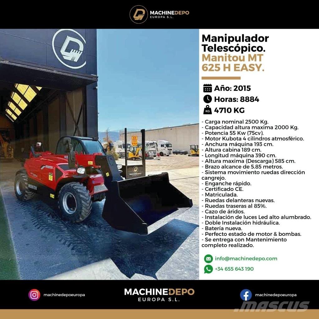 Manitou MT 625 H Τηλεσκοπικοί ανυψωτές