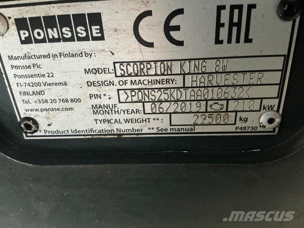 Ponsse Scorpion King Θεριζοαλωνιστικές μηχανές