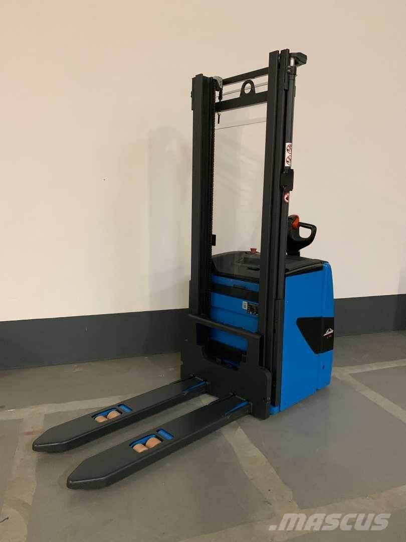 Linde L14 Παλετοφόρα πεζού χειριστή με ιστό