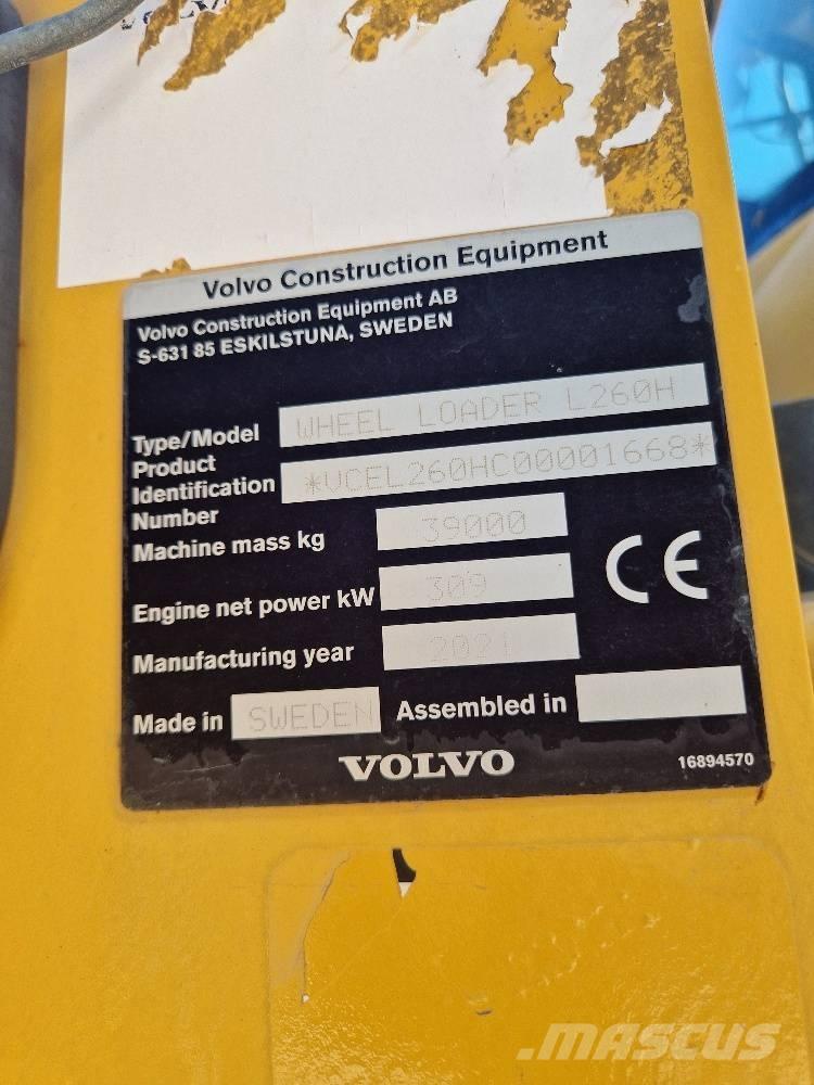 Volvo L 260 H Φορτωτές με λάστιχα (Τροχοφόροι)