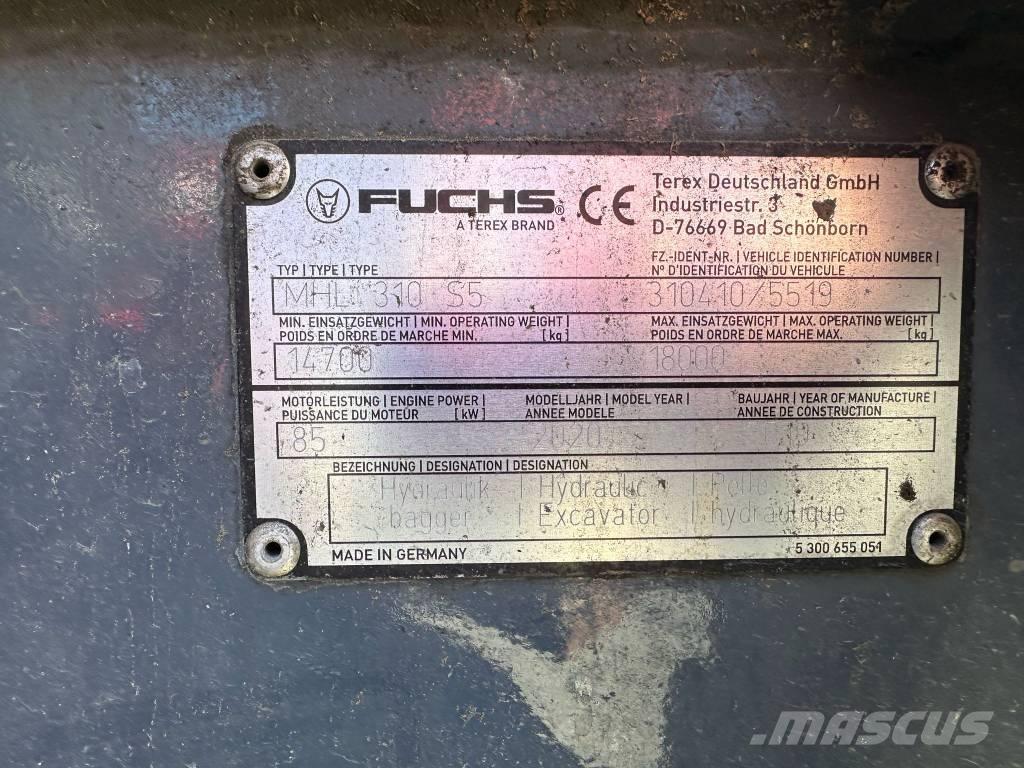 Fuchs MHL 310 S5 Βιομηχανικά μηχανήματα διαχείρισης αποβλήτων