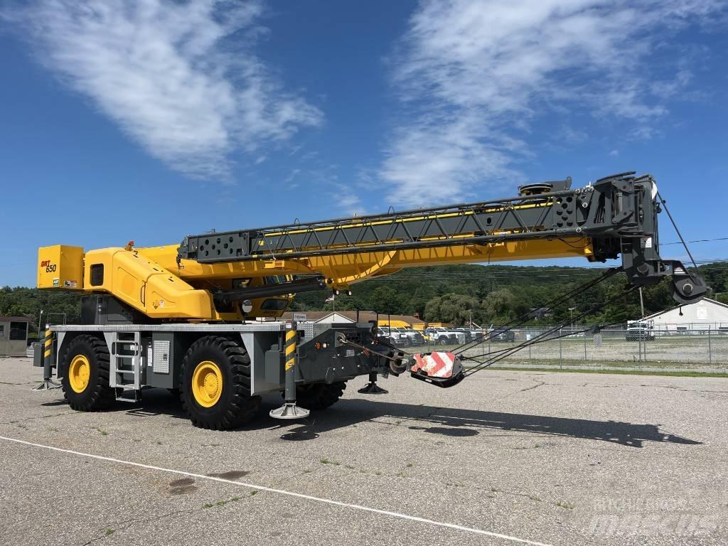 Grove GRT 650 Γερανοί ανώμαλου εδάφους