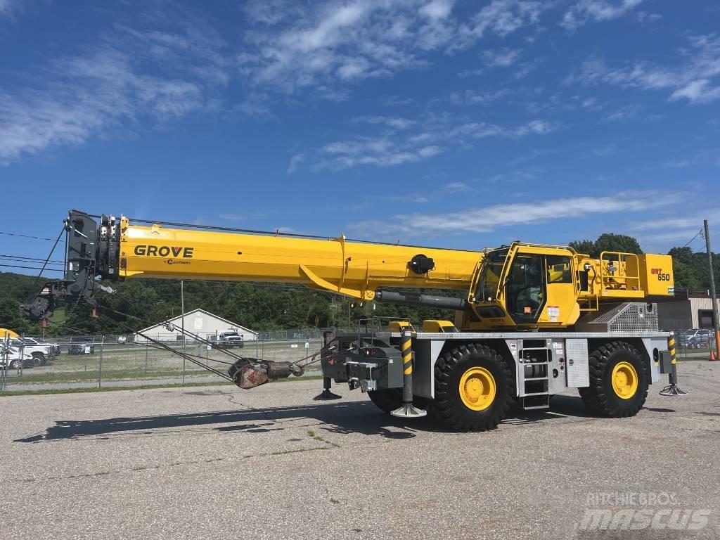 Grove GRT 650 Γερανοί ανώμαλου εδάφους