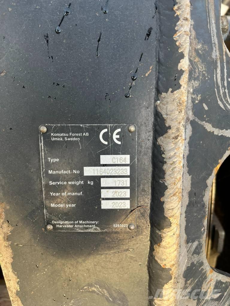 Komatsu C 164 Κεφαλές συλλεκτικών μηχανών