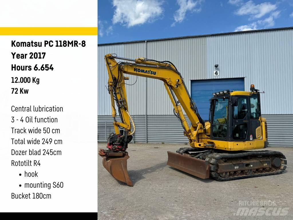 Komatsu PC 118 MR-8 Εκσκαφείς με ερπύστριες