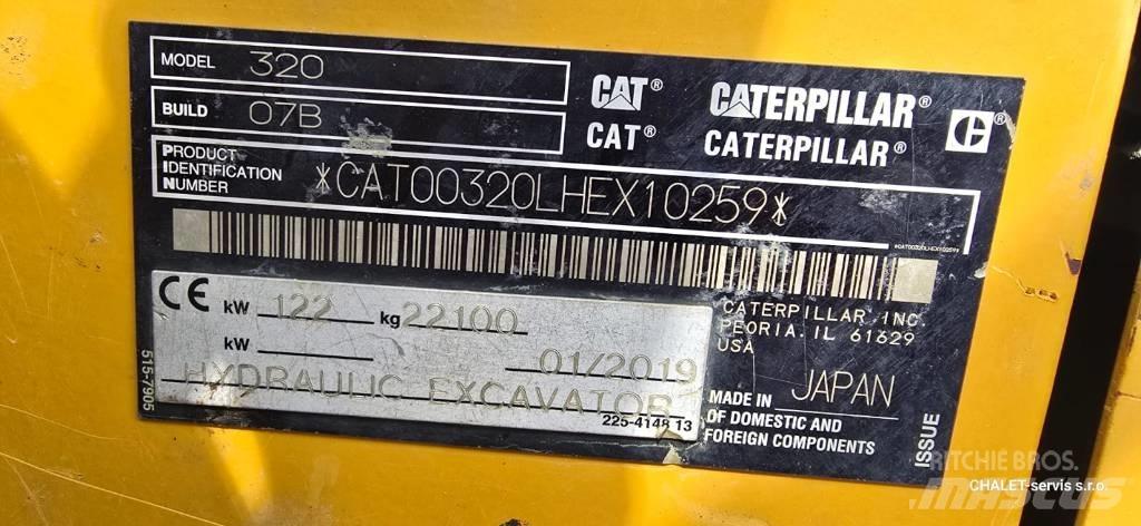 CAT 320 Εκσκαφείς με ερπύστριες